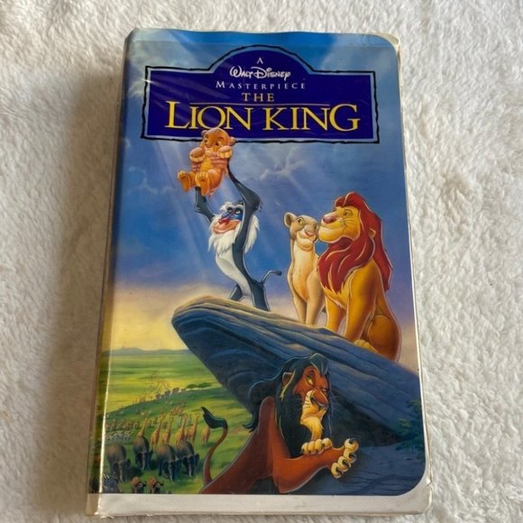 Disney Media The Lion King Vhs 995 Masterpiece Collection Poshmark